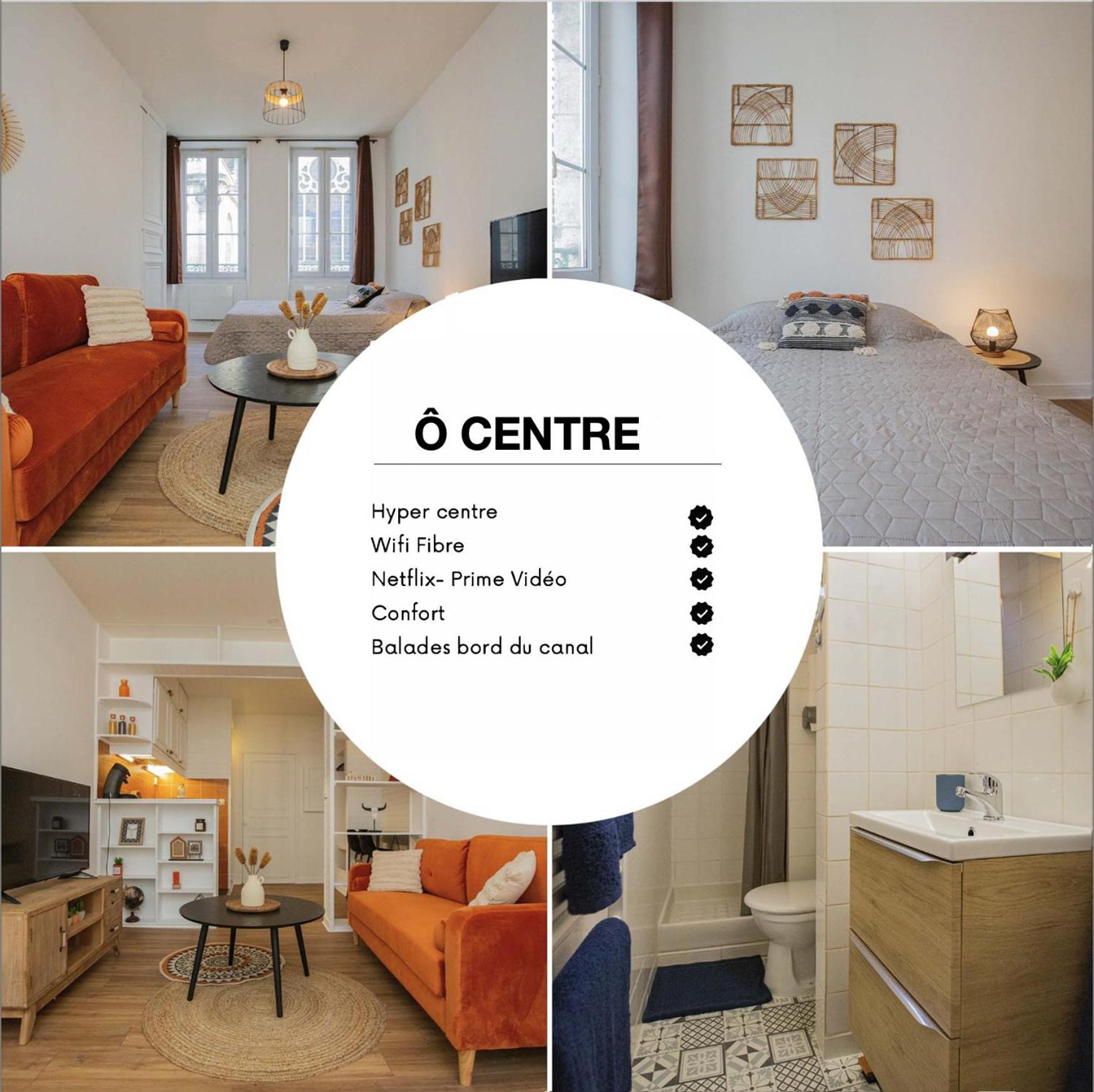 O Centre- Chaleureux - Fibre - Netflix Apartment มงตาร์ฌี ภายนอก รูปภาพ